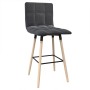 Dark gray fabric kitchen stool by vidaXL, Kitchen stools - Ref: Foro24-338647, Price: 63,99 €, Discount: %