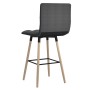 Dark gray fabric kitchen stool by vidaXL, Kitchen stools - Ref: Foro24-338647, Price: 63,99 €, Discount: %