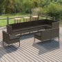 9-teiliges Gartenmöbel-Set und graue synthetische Rattankissen von vidaXL, Gartensets - Ref: Foro24-3094406, Preis: 799,64 €,...