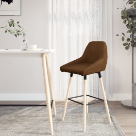 Brown fabric kitchen stool by vidaXL, Kitchen stools - Ref: Foro24-338745, Price: 83,87 €, Discount: %