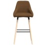 Brown fabric kitchen stool by vidaXL, Kitchen stools - Ref: Foro24-338745, Price: 84,01 €, Discount: %