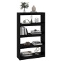 Shelf / room divider in black pine wood 80x30x135.5 cm by vidaXL, Bookcases and shelves - Ref: Foro24-808197, Price: 68,50 €,...