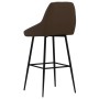 Kitchen bar stools 2 pcs dark brown synthetic leather by vidaXL, Kitchen stools - Ref: Foro24-338740, Price: 145,42 €, Discou...