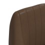 Kitchen bar stools 2 pcs dark brown synthetic leather by vidaXL, Kitchen stools - Ref: Foro24-338740, Price: 145,42 €, Discou...