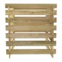 Impregnated pine wood slat composter 90x90x90 cm by vidaXL, Composters - Ref: Foro24-318377, Price: 58,19 €, Discount: %