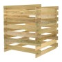 Impregnated pine wood slat composter 90x90x90 cm by vidaXL, Composters - Ref: Foro24-318377, Price: 58,19 €, Discount: %