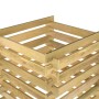 Impregnated pine wood slat composter 90x90x90 cm by vidaXL, Composters - Ref: Foro24-318377, Price: 58,19 €, Discount: %