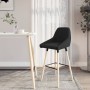 Black fabric kitchen stool by vidaXL, Kitchen stools - Ref: Foro24-338746, Price: 78,00 €, Discount: %