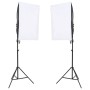 Photo studio kit with lighting set and background by vidaXL, Flashes and studio lighting - Ref: Foro24-3094738, Price: 149,24...