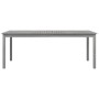 Solid acacia wood garden table in gray, 200x100x75 cm by vidaXL, Garden tables - Ref: Foro24-318745, Price: 302,67 €, Discoun...