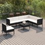 8-teiliges Gartenmöbel-Set und schwarze synthetische Rattankissen von vidaXL, Gartensets - Ref: Foro24-3094440, Preis: 606,60...