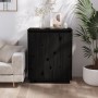 Aparador de madera maciza de pino negro 60x34x75 cm de vidaXL, Aparadores - Ref: Foro24-813349, Precio: 81,76 €, Descuento: %