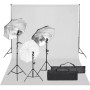 Fotostudio-Set mit Beleuchtungsset und Hintergrund von vidaXL, Blitze und Studiobeleuchtung - Ref: Foro24-3094710, Preis: 181...