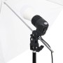 Photography studio kit with lighting set, backdrop, and reflector by vidaXL, Flashes and studio lighting - Ref: Foro24-309465...