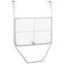 Mesa de balcón acero blanca 60x40 cm de vidaXL, Mesas de jardín - Ref: Foro24-340916, Precio: 48,18 €, Descuento: %