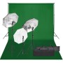 Fotostudio-Set mit Beleuchtungsset und Hintergrund von vidaXL, Blitze und Studiobeleuchtung - Ref: Foro24-3094706, Preis: 177...