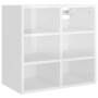 Mueble zapatero blanco brillante 52,5x30x50 cm de vidaXL, Taquillas y armarios de almacenamiento - Ref: Foro24-808696, Precio...