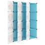 Children's cube shelf with 12 blue PP compartments by vidaXL, Shoe racks and shoe organizers - Ref: Foro24-340580, Price: 69,...