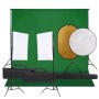 Photography studio kit with lighting set, backdrop, and reflector by vidaXL, Flashes and studio lighting - Ref: Foro24-309475...