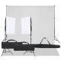 Kit de estudio fotográfico con set de luces y fondo de vidaXL, Flashes e iluminaciones de estudio - Ref: Foro24-3094740, Prec...