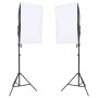 Kit de estudio fotográfico con set de luces y fondo de vidaXL, Flashes e iluminaciones de estudio - Ref: Foro24-3094740, Prec...