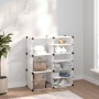 Transparent PP shoe rack 84x31.5x93 cm by vidaXL, Shoe racks and shoe organizers - Ref: Foro24-340568, Price: 32,99 €, Discou...