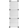 Transparent PP shoe rack 84x31.5x93 cm by vidaXL, Shoe racks and shoe organizers - Ref: Foro24-340568, Price: 32,99 €, Discou...