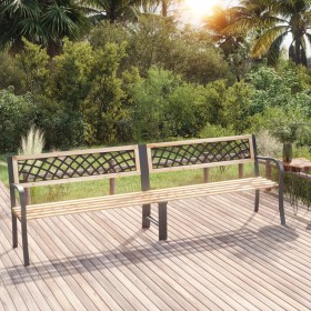 Banco de jardín doble madera de abeto chino 238 cm de vidaXL, Bancos de jardín - Ref: Foro24-317134, Precio: 153,99 €, Descue...