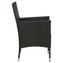 Garten Esszimmer Set 11 Stück und Kissen schwarz synthetischen Rattan von vidaXL, Gartensets - Ref: Foro24-3094864, Preis: 89...