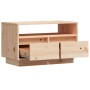 Solid pine wood TV cabinet 60x35x37 cm by vidaXL, TV Furniture - Ref: Foro24-813425, Price: 42,71 €, Discount: %