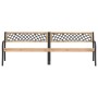 Double garden bench made of Chinese fir wood 238 cm by vidaXL, garden benches - Ref: Foro24-317134, Price: 153,99 €, Discount: %