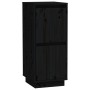 Aparador 2 uds madera maciza de pino negro 31,5x34x75 cm de vidaXL, Aparadores - Ref: Foro24-813389, Precio: 77,19 €, Descuen...