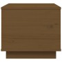 Mesa de centro madera maciza de pino marrón miel 40x50x35 cm de vidaXL, Mesas de centro - Ref: Foro24-813413, Precio: 50,13 €...