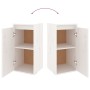 Wall cabinet 2 pcs solid white pine wood 30x30x60 cm by vidaXL, Shelves and shelves - Ref: Foro24-813488, Price: 84,10 €, Dis...