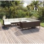 Gartenmöbel-Set 12-teilig und braune synthetische Rattankissen von vidaXL, Gartensets - Ref: Foro24-3094511, Preis: 998,63 €,...