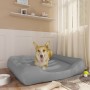 Cama para perros de cuero sintético gris claro 80x68x23 cm de vidaXL, Camas para perros - Ref: Foro24-171238, Precio: 37,99 €...