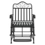 Black steel rocking bench 61 cm by vidaXL, garden benches - Ref: Foro24-318834, Price: 133,71 €, Discount: %