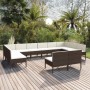 Gartenmöbel-Set 12-teilig und braune synthetische Rattankissen von vidaXL, Gartensets - Ref: Foro24-3094611, Preis: 913,66 €,...