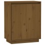 Aparador de madera maciza de pino marrón miel 60x34x75 cm de vidaXL, Aparadores - Ref: Foro24-813348, Precio: 66,14 €, Descue...