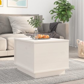 Solid white pine wood coffee table 40x50x35 cm by vidaXL, Coffee table - Ref: Foro24-813411, Price: 90,05 €, Discount: %