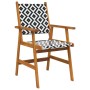 Garden chairs 6 units solid acacia wood by vidaXL, Garden chairs - Ref: Foro24-3096600, Price: 340,05 €, Discount: %