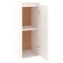 Wandschrank 2 Stk. aus massivem weißem Kiefernholz 30x30x80 cm von vidaXL, Regale und Regale - Ref: Foro24-813498, Preis: 89,...