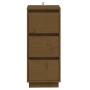 Aparador 2 uds madera maciza de pino marrón miel 32x34x75 cm de vidaXL, Aparadores - Ref: Foro24-813372, Precio: 87,91 €, Des...