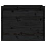 Armario de pared de madera maciza de pino negro 45x30x35 cm de vidaXL, Estantes y estanterías - Ref: Foro24-813443, Precio: 4...