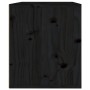 Armario de pared de madera maciza de pino negro 45x30x35 cm de vidaXL, Estantes y estanterías - Ref: Foro24-813443, Precio: 4...