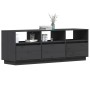 Gray pine solid wood TV cabinet 140x37x50 cm by vidaXL, TV Furniture - Ref: Foro24-813432, Price: 115,54 €, Discount: %