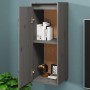 Wall cabinets 2 pcs solid gray pine wood 30x30x80 cm by vidaXL, Shelves and shelves - Ref: Foro24-813500, Price: 59,99 €, Dis...