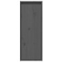 Wall cabinets 2 pcs solid gray pine wood 30x30x80 cm by vidaXL, Shelves and shelves - Ref: Foro24-813500, Price: 59,99 €, Dis...