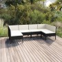 6-piece garden furniture set and black synthetic rattan cushions by vidaXL, Garden sets - Ref: Foro24-3094588, Price: 456,27 ...