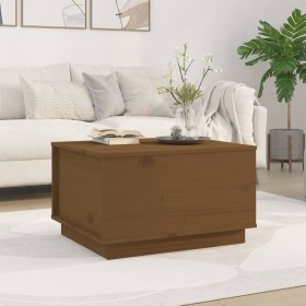 Mesa de centro madera maciza de pino marrón miel 60x50x35 cm de vidaXL, Mesas de centro - Ref: Foro24-813418, Precio: 61,11 €...